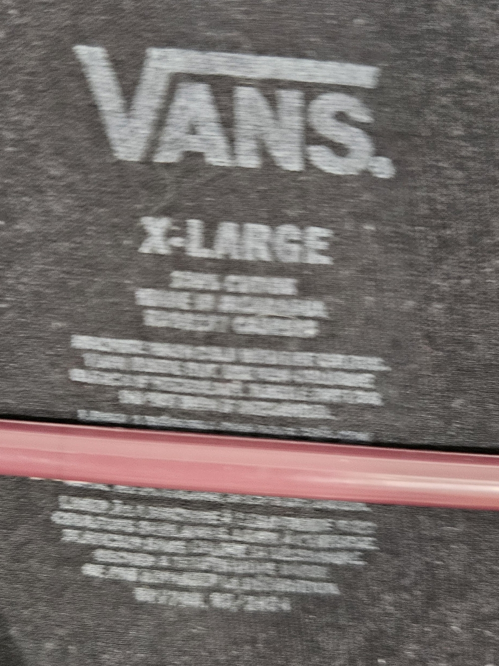 Vans Men's Black 'Off The Wall' Logo T-Shirt #256 - Picture 5 of 5